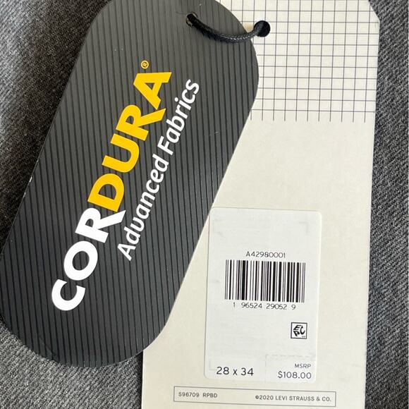 Levi's Super baggy Skateboarding Jeans Gray Size 28x34 NWT - Picture 9 of 12